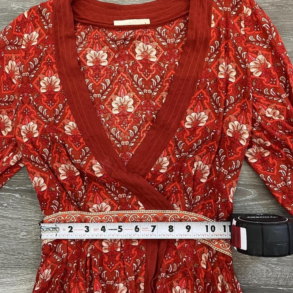Spell & The Gypsy Collective Jewel Soiree Dress in Copper Boho Floral - Picture 5 of 9